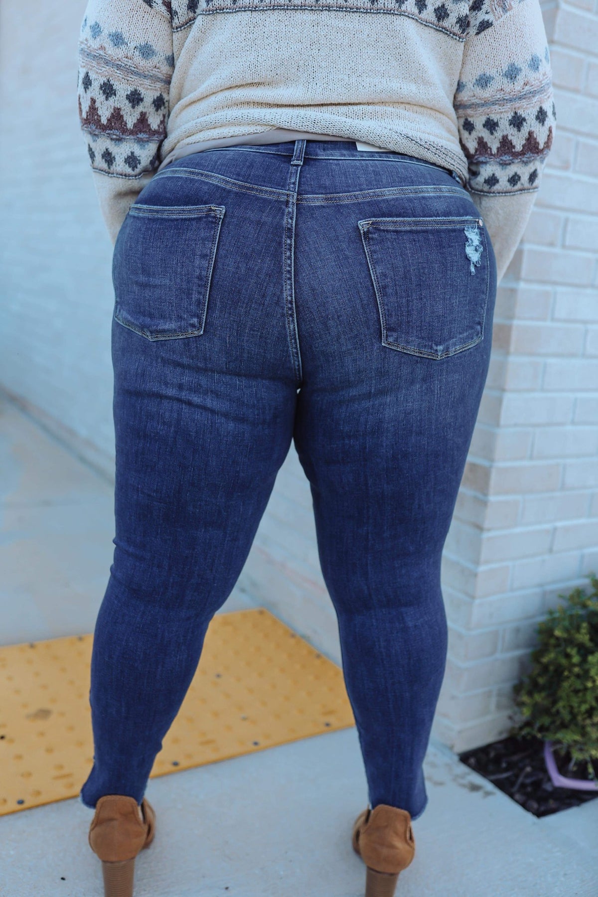 Annagrace Plus Size High-Rise Skinny Jeans
